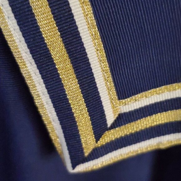 Maggie Lawrence Vintage Nautical Sailor Double Breated Blazer Size 12 - Picture 5 of 8